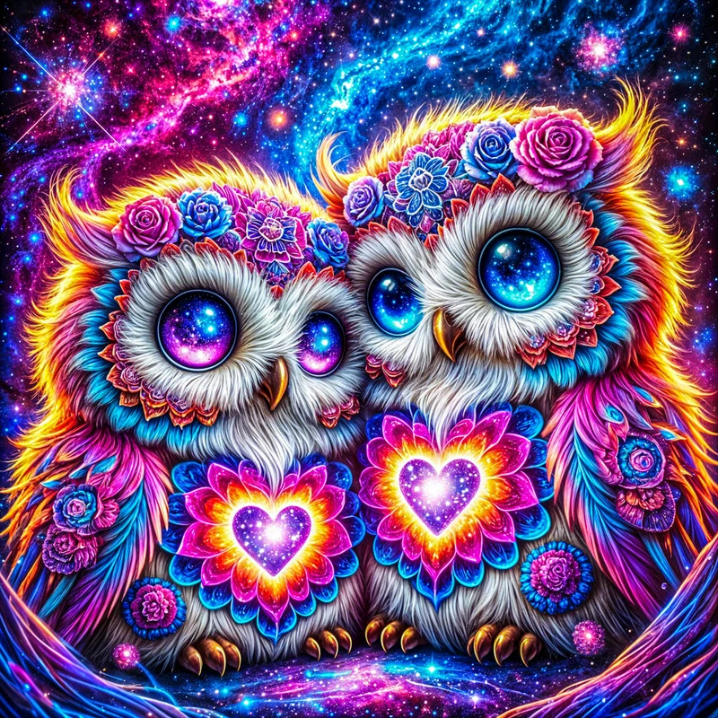 5D Diamond Painting – Sternenglanz der Verbundenheit