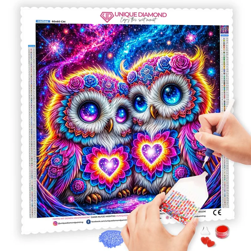 5D Diamond Painting – Sternenglanz der Verbundenheit