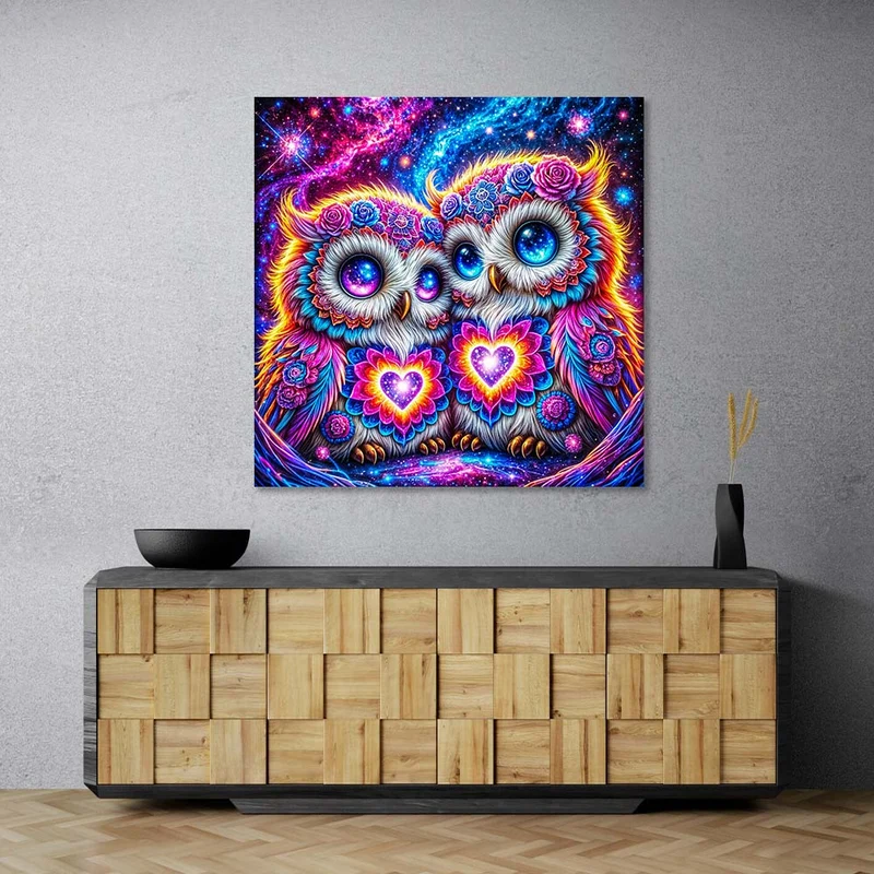 5D Diamond Painting – Sternenglanz der Verbundenheit