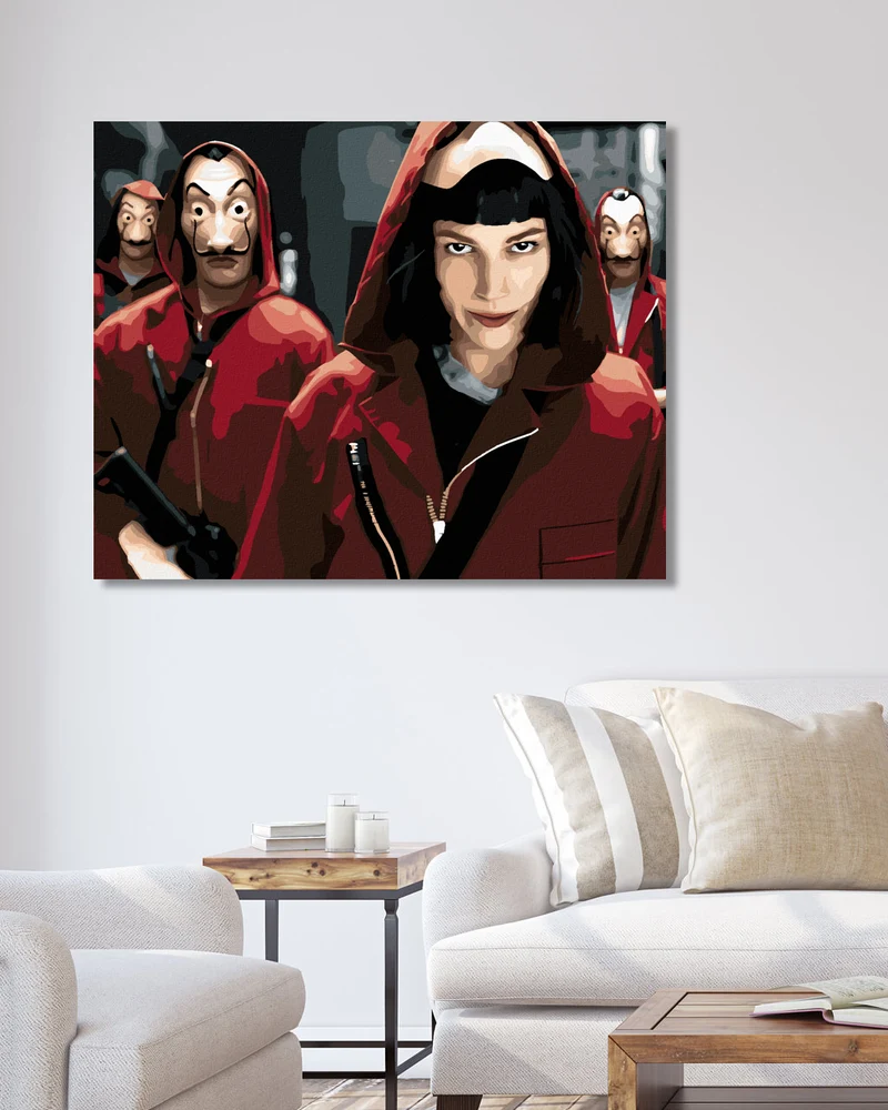 Diamond painting - TOKYO IN FÜHRUNG (La casa de papel)