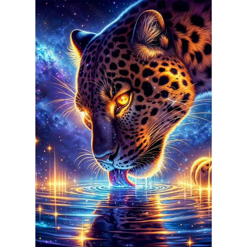 5D Diamond Painting – Stiller Schluck des Universums