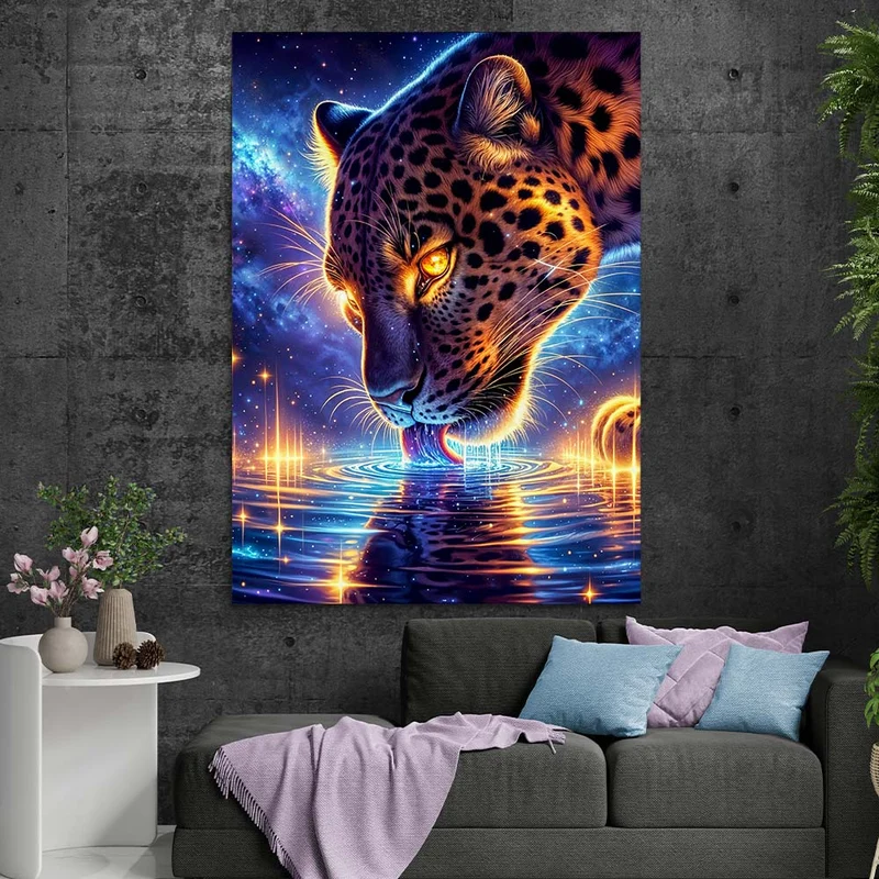 5D Diamond Painting – Stiller Schluck des Universums