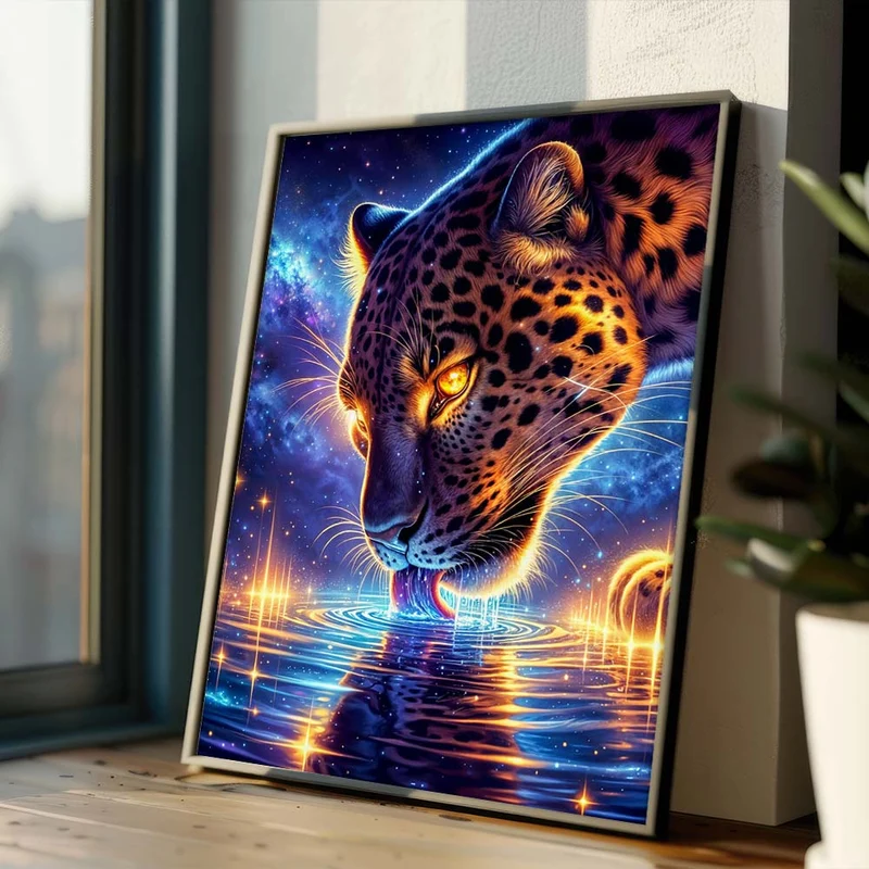 5D Diamond Painting – Stiller Schluck des Universums