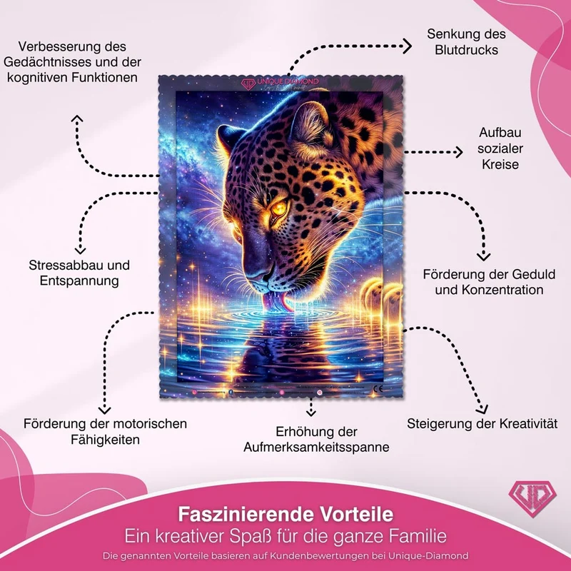 5D Diamond Painting – Stiller Schluck des Universums