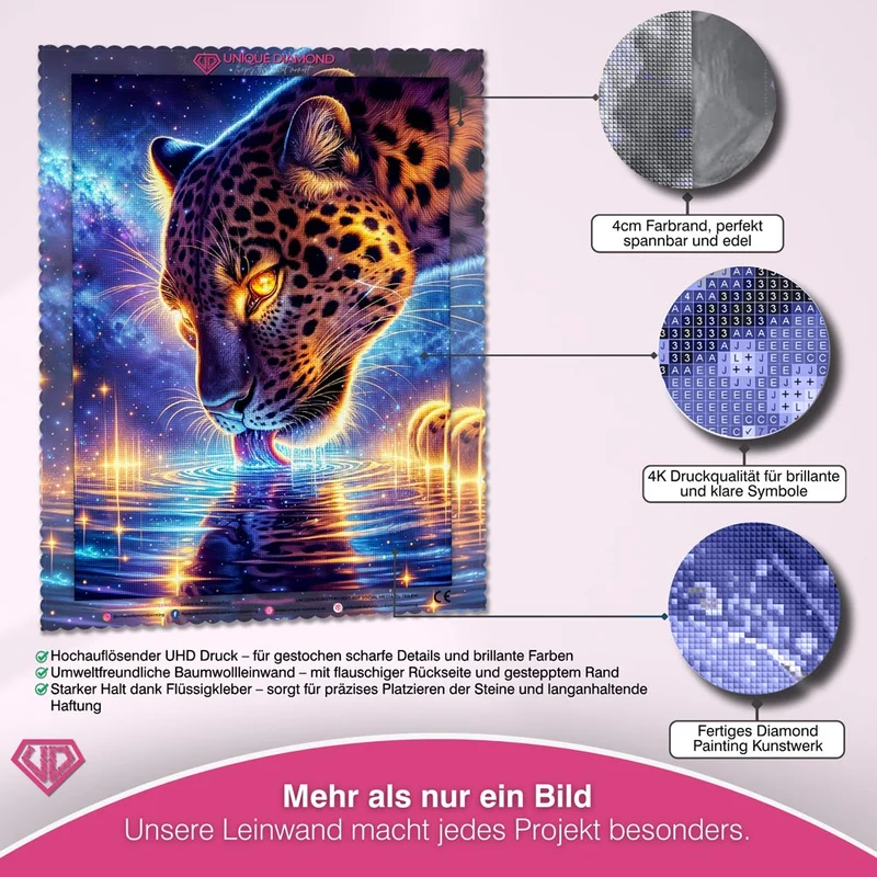 5D Diamond Painting – Stiller Schluck des Universums