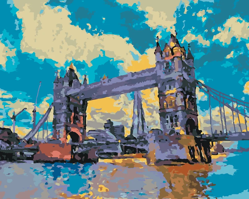 Diamond painting - TOWER BRIDGE IN LONDON