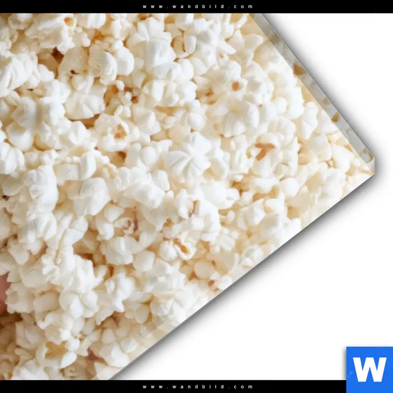 Acrylglasbild | Crazy Popcorn Hair | Hochformat