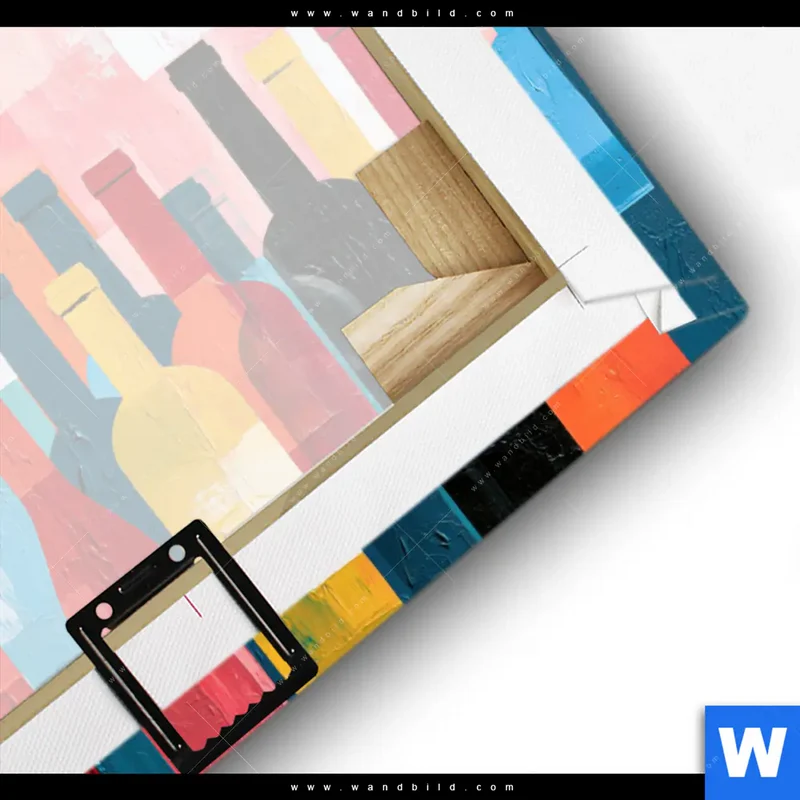 Leinwandbild | Bunte Weinvielfalt | Querformat