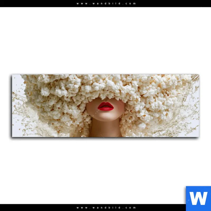 Leinwandbild | Crazy Popcorn Hair | Panorama