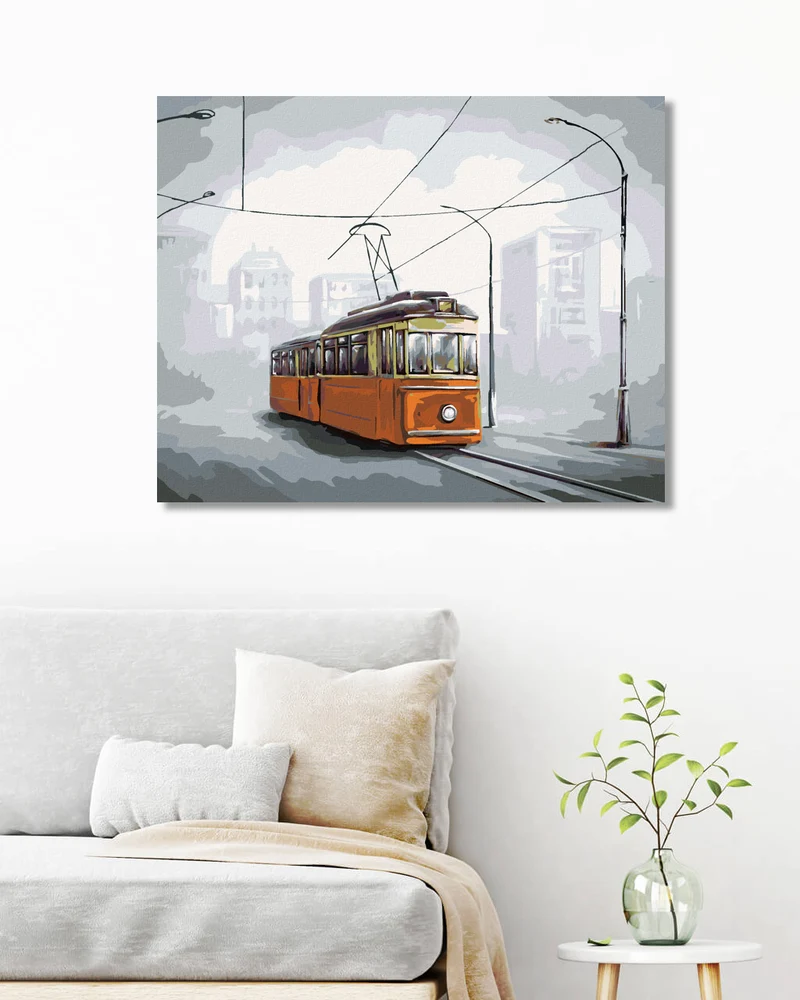 Diamond painting - STRASSENBAHN