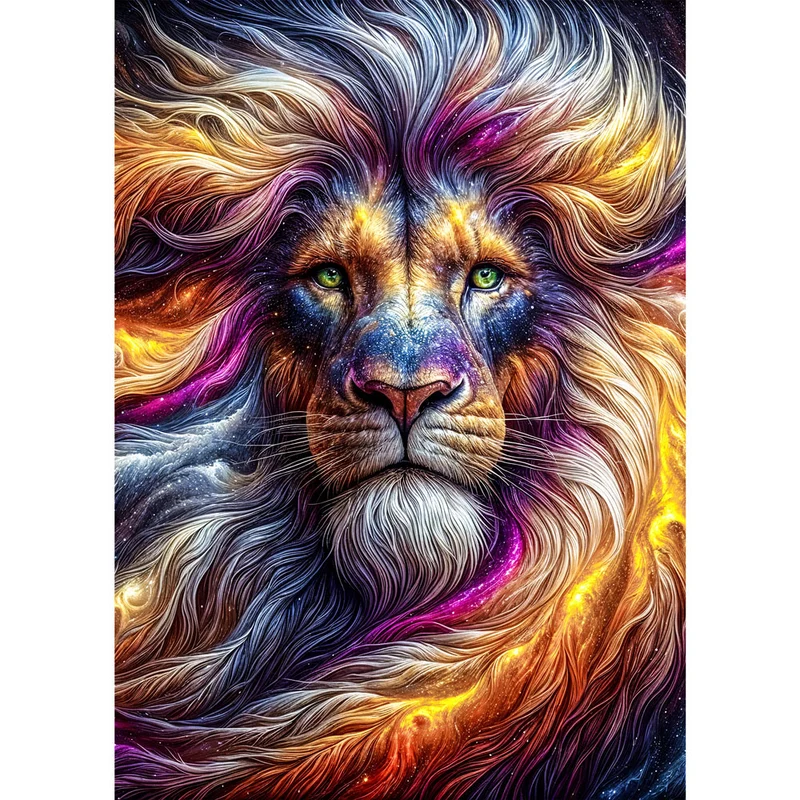 5D Diamond Painting – Galaktischer König