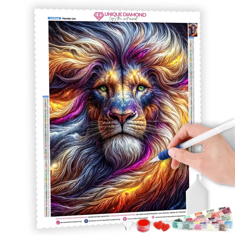 5D Diamond Painting – Galaktischer König
