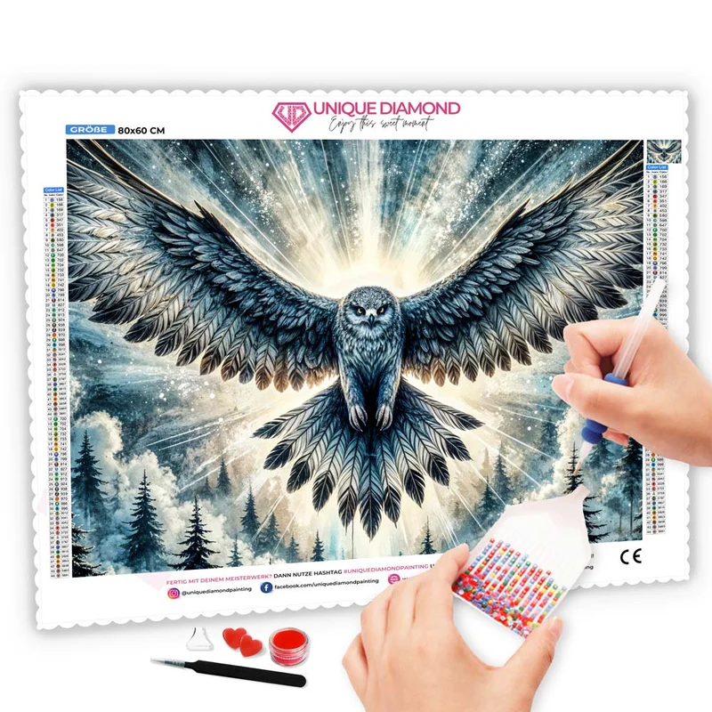 5D Diamond Painting – Flügel des Nordlichts