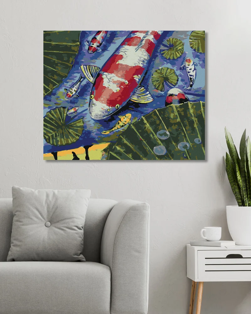 Diamond painting - THAI ROTER FISCH