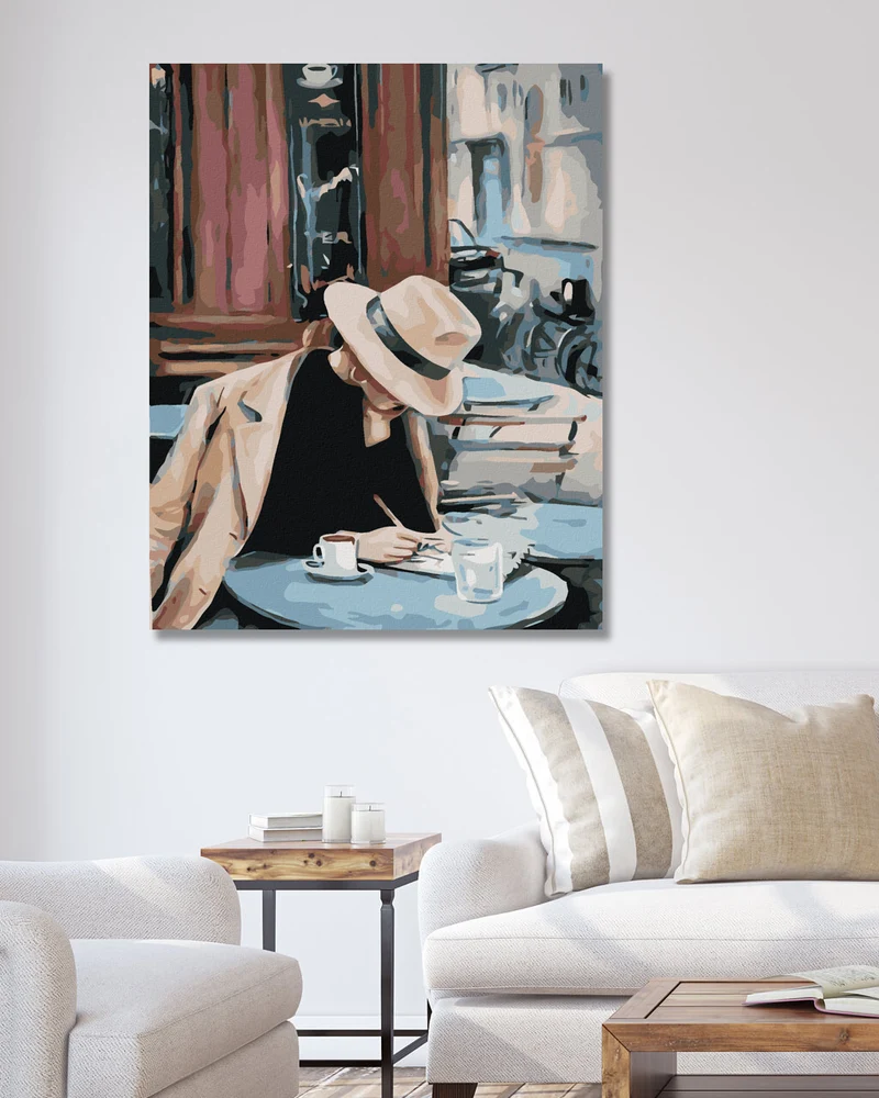 Diamond painting - DIE GEHEIMNISSEVOLLE FRAU