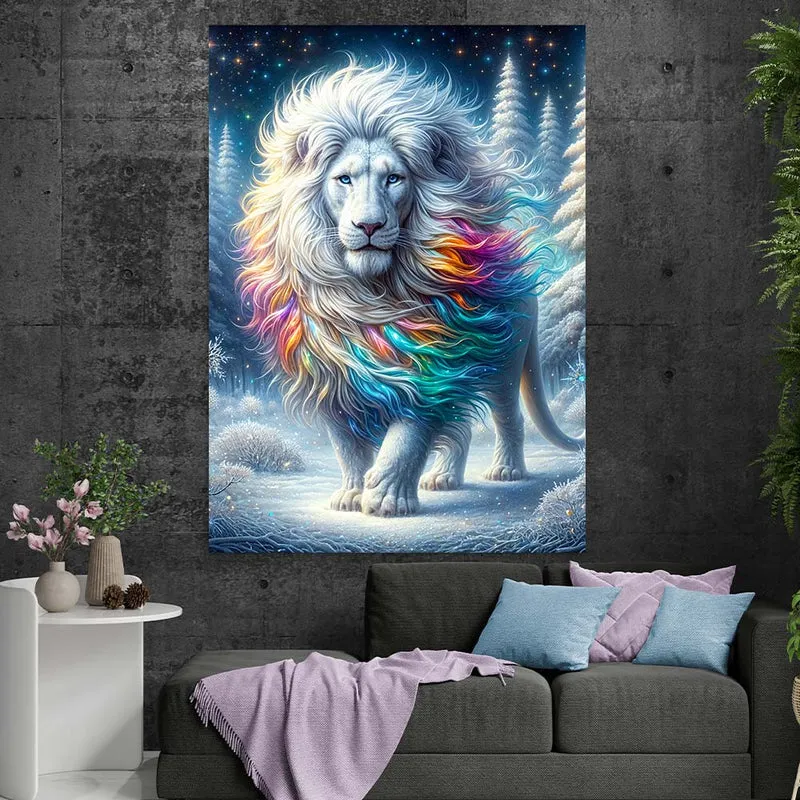 5D Diamond Painting – Frostmane der Farben
