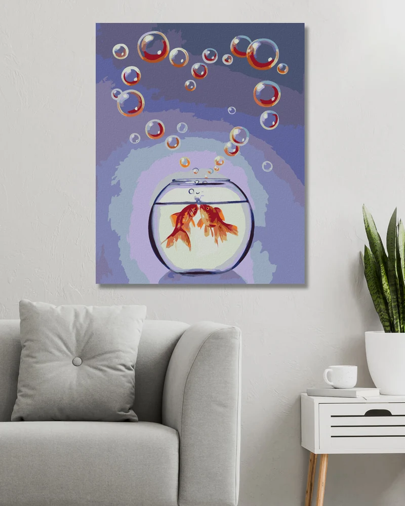 Diamond painting - GOLDFISCHE (D. RUSTY RUST)