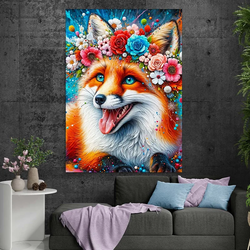 5D Diamond Painting – Farbenfuchs Flora