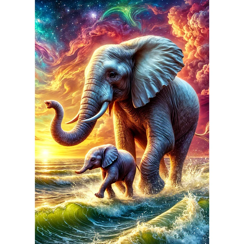 5D Diamond Painting – Sonnenpfade der Giganten