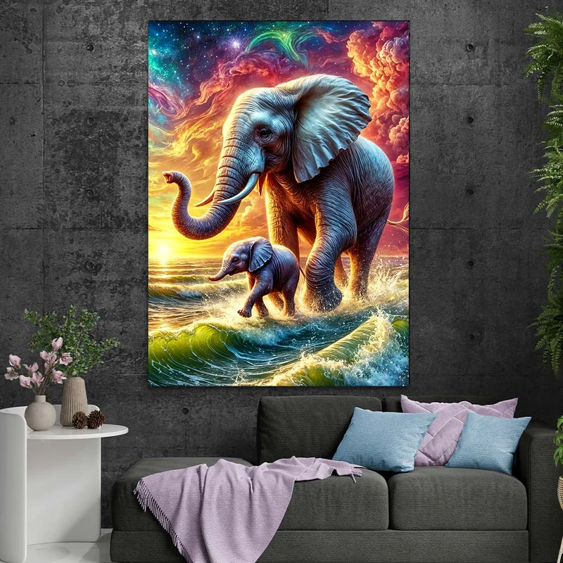 5D Diamond Painting – Sonnenpfade der Giganten