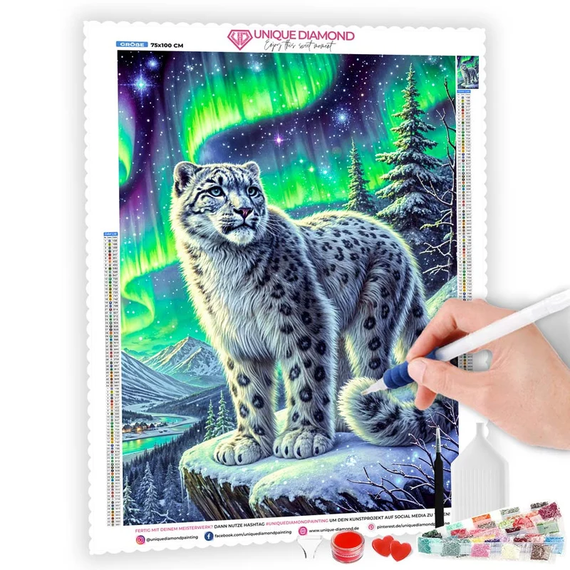 5D Diamond Painting – Wächter der Polarlichter