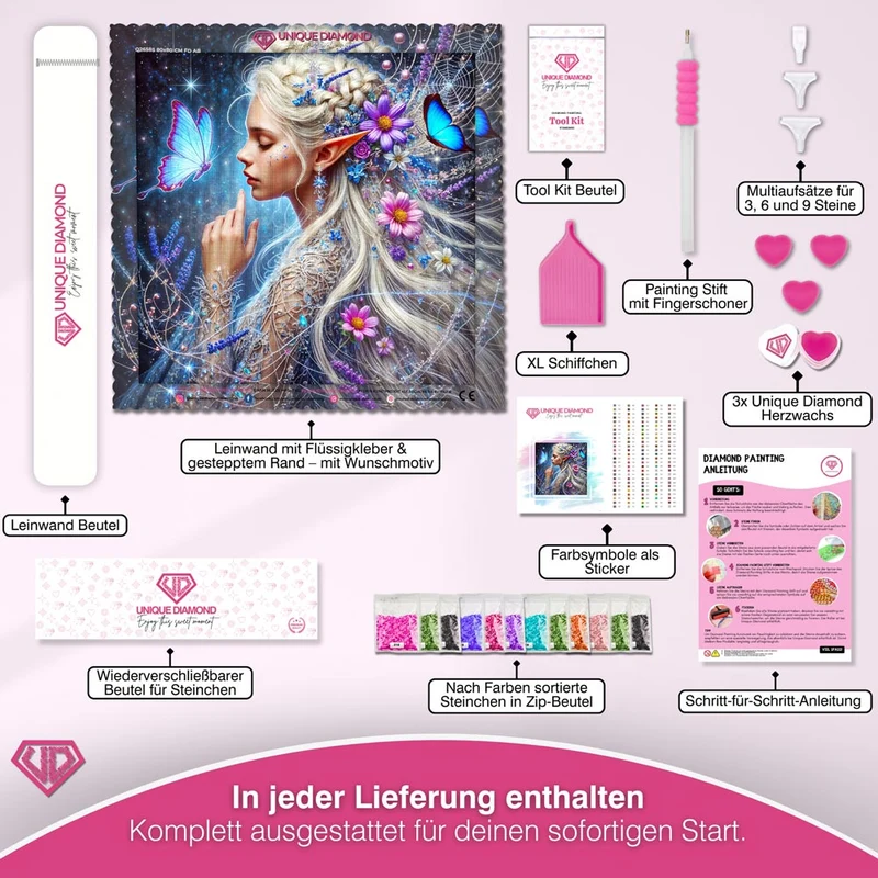 5D Diamond Painting – Elfenzauber im Sternenlicht