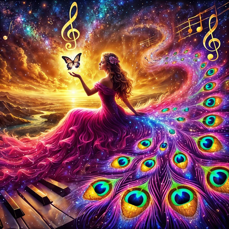 5D Diamond Painting – Symphonie des Lichts