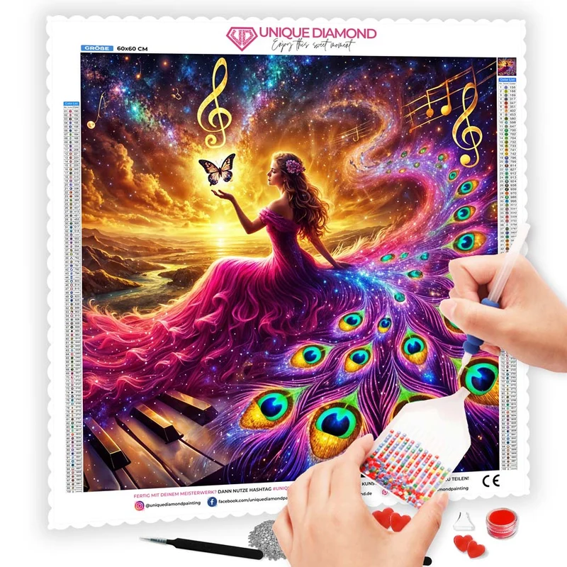 5D Diamond Painting – Symphonie des Lichts