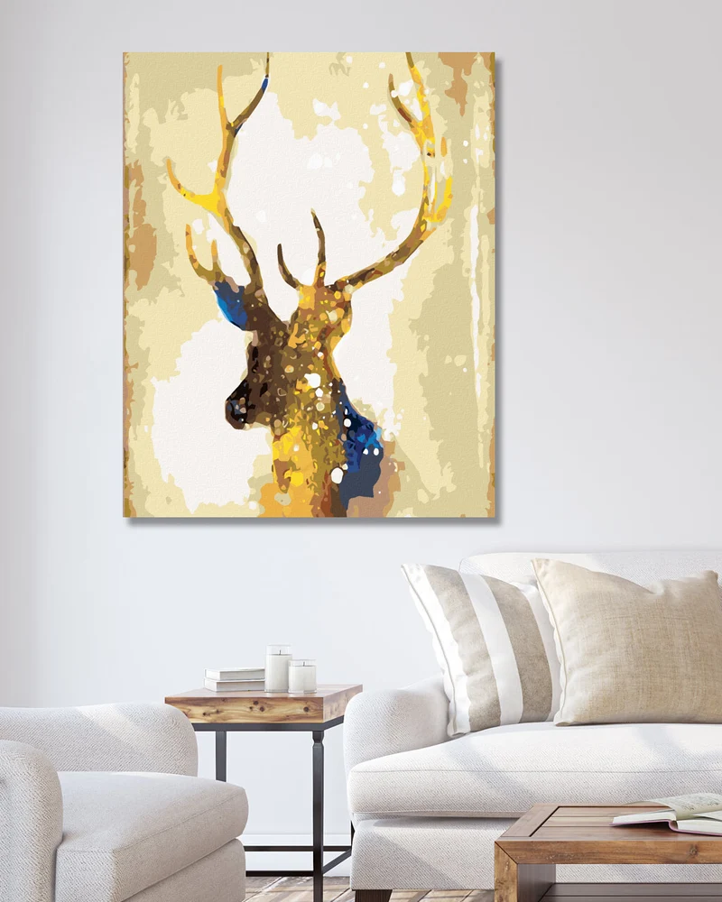 Diamond painting - GOLDENER HIRSCH