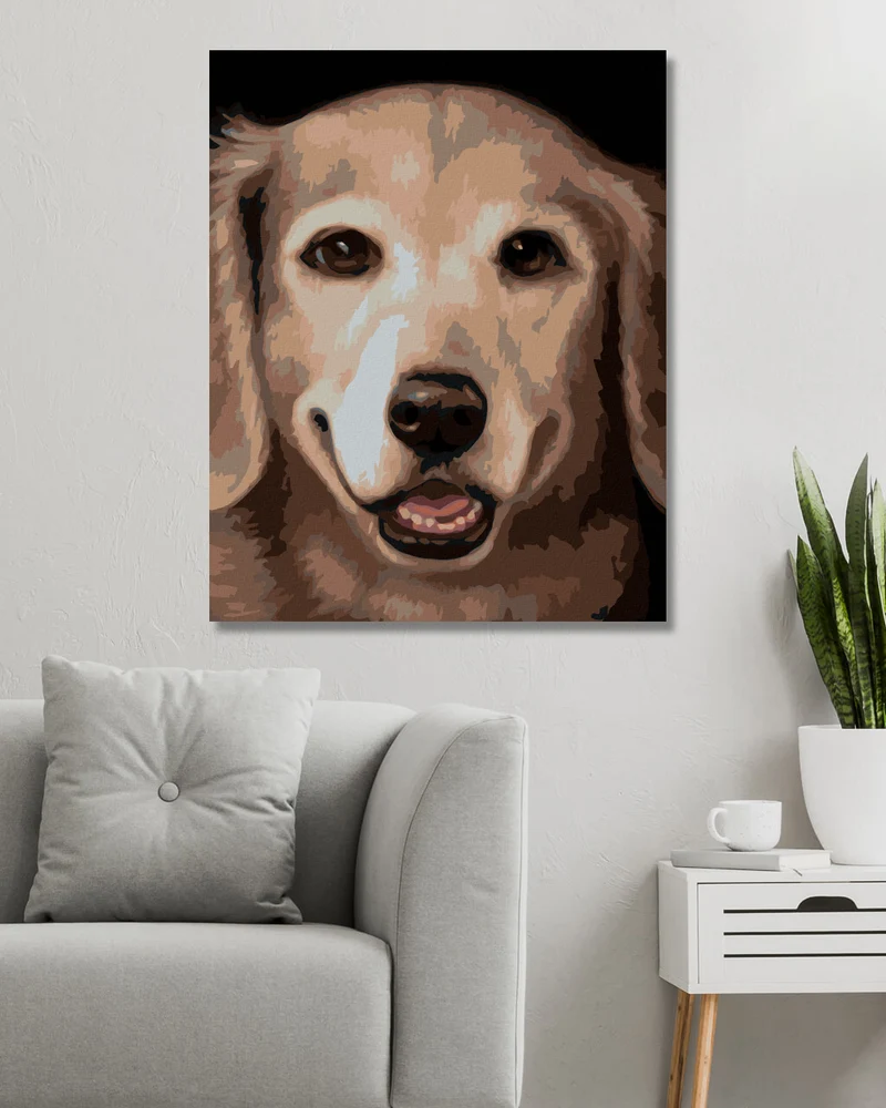 Diamond painting - GOLDEN RETRIEVER 2 (MYROSLAVA VOLOSCHUK)