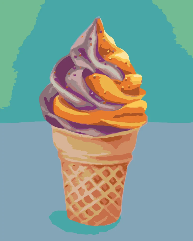 Diamond painting - EISCREME 2 (MYROSLAVA WOLOSCHUK)