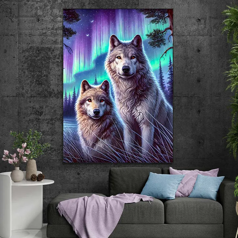 5D Diamond Painting – Wächter der Nordlichter