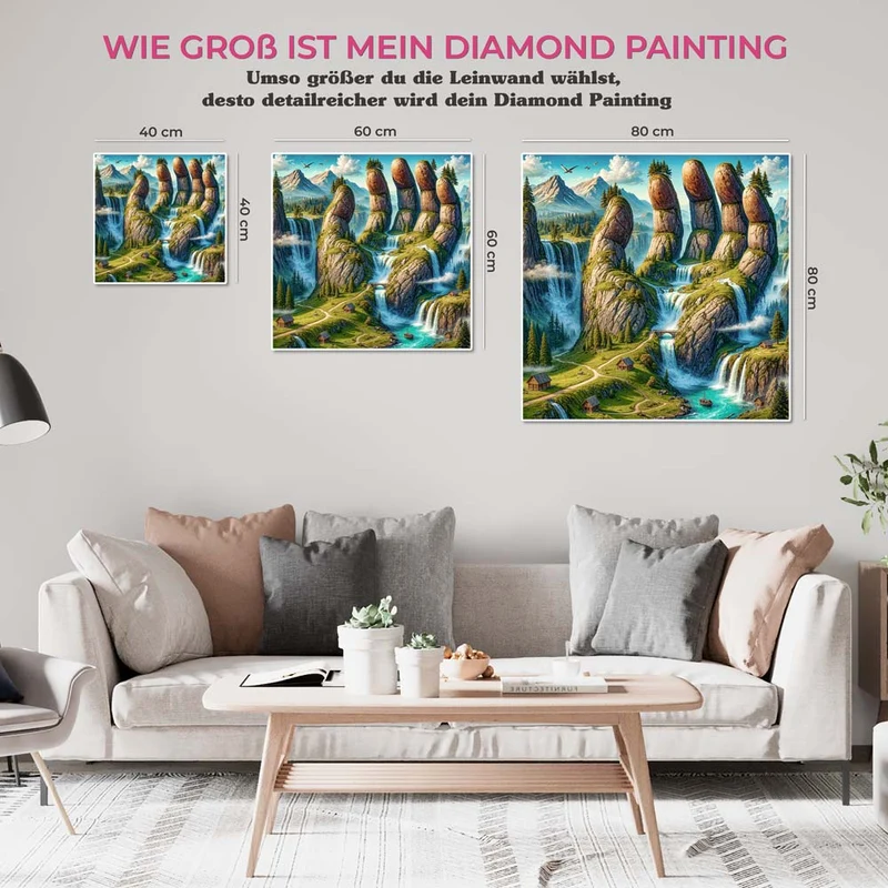 5D Diamond Painting – Hand der Naturgewalten