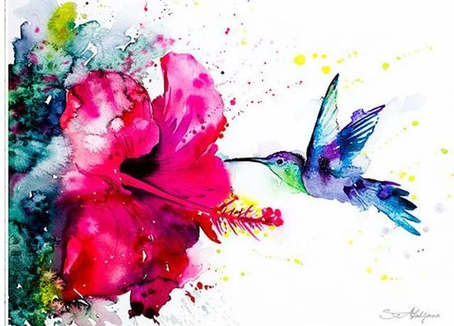 Hummingbird Of Rhinestones PIX-520