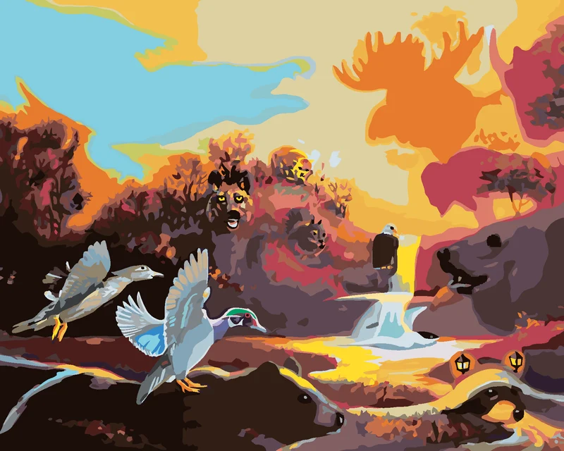 Diamond painting - TIERREICH (D. RUSTY RUST)