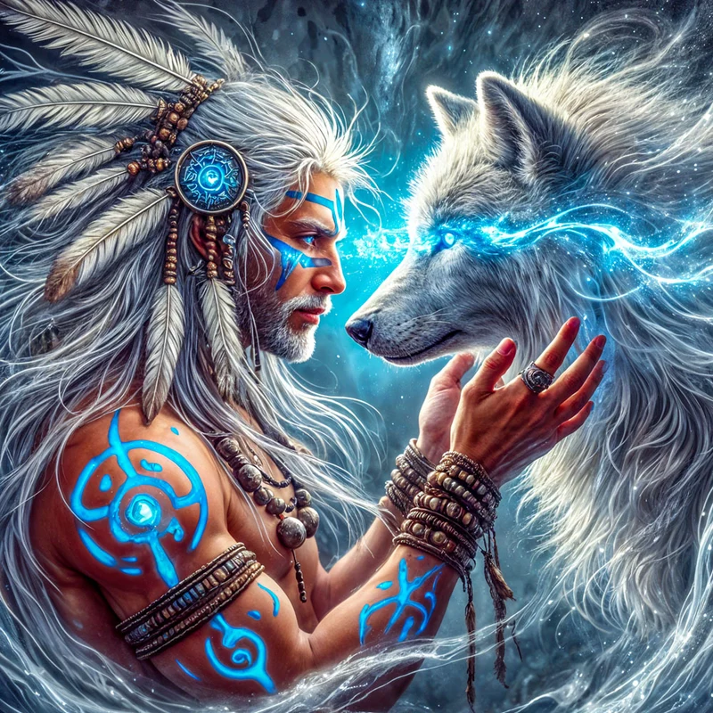 5D Diamond Painting – Seelenverbindung des Wolfes