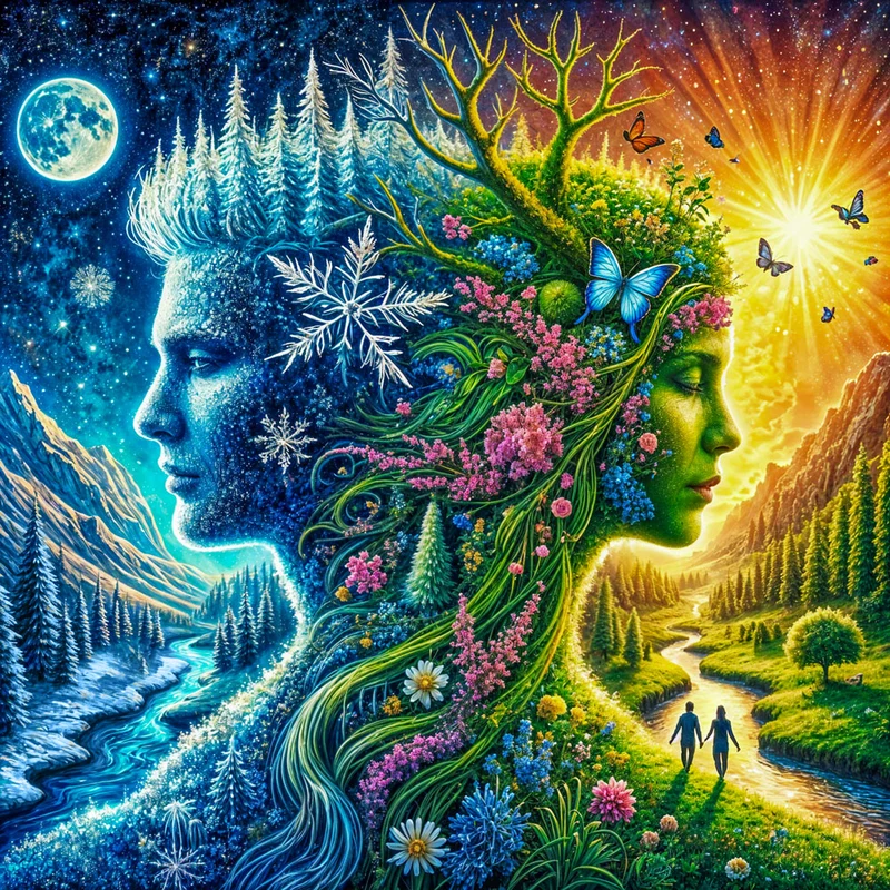 5D Diamond Painting – Dualität der Elemente