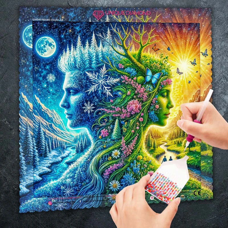 5D Diamond Painting – Dualität der Elemente