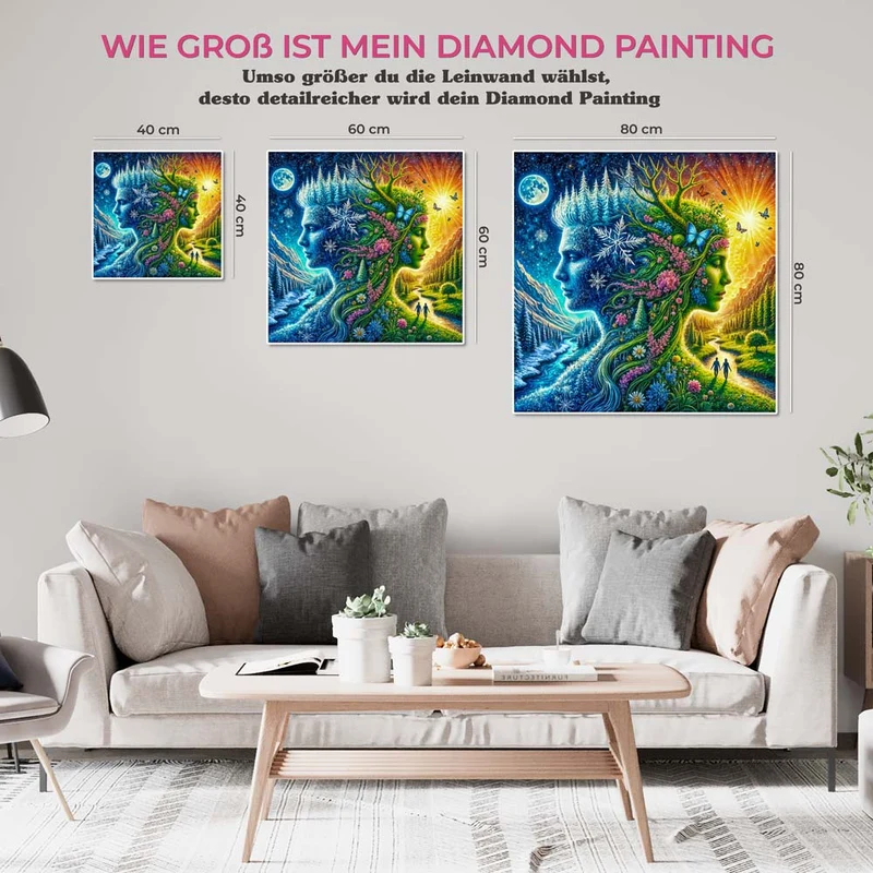5D Diamond Painting – Dualität der Elemente