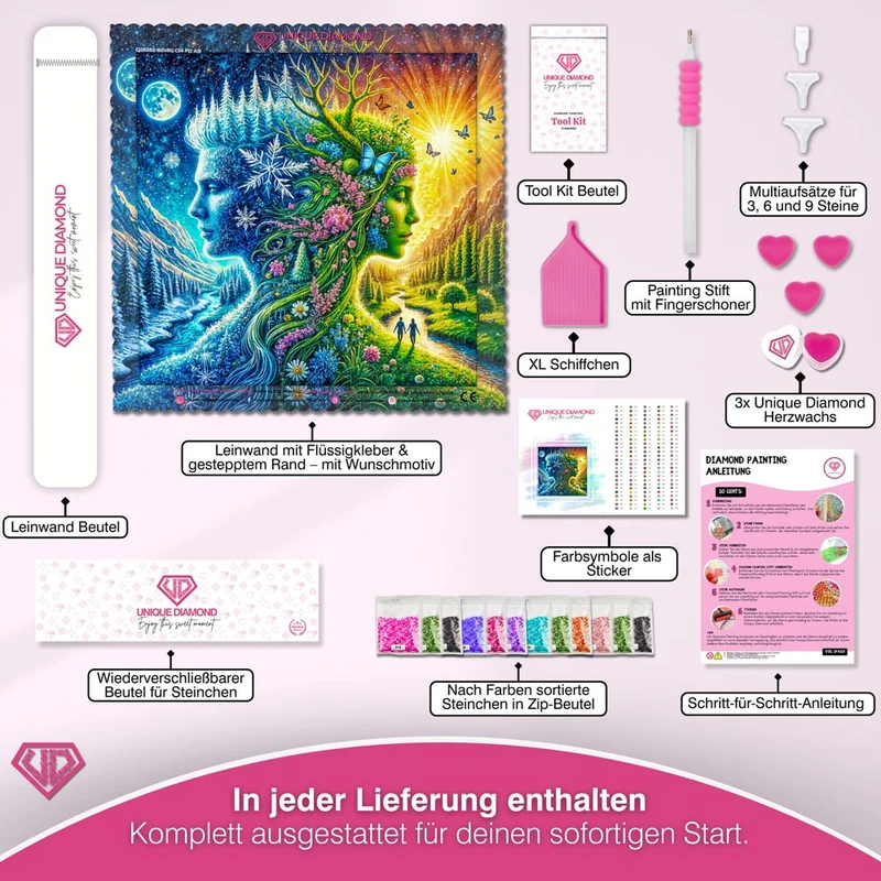 5D Diamond Painting – Dualität der Elemente
