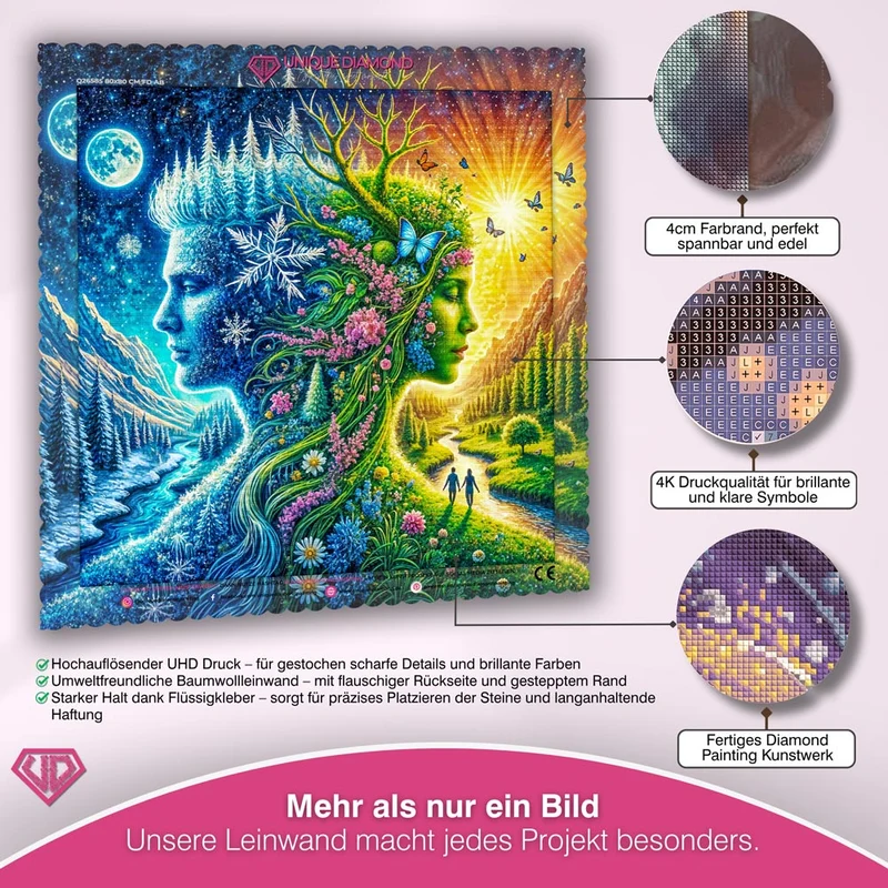 5D Diamond Painting – Dualität der Elemente