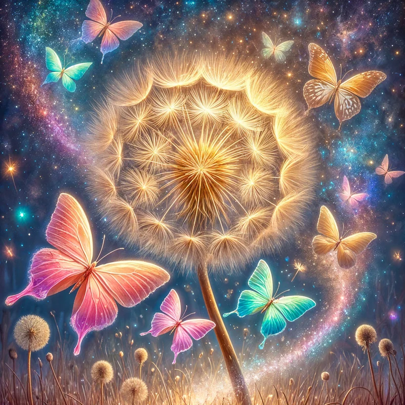 5D Diamond Painting – Flügeltanz der Wünsche