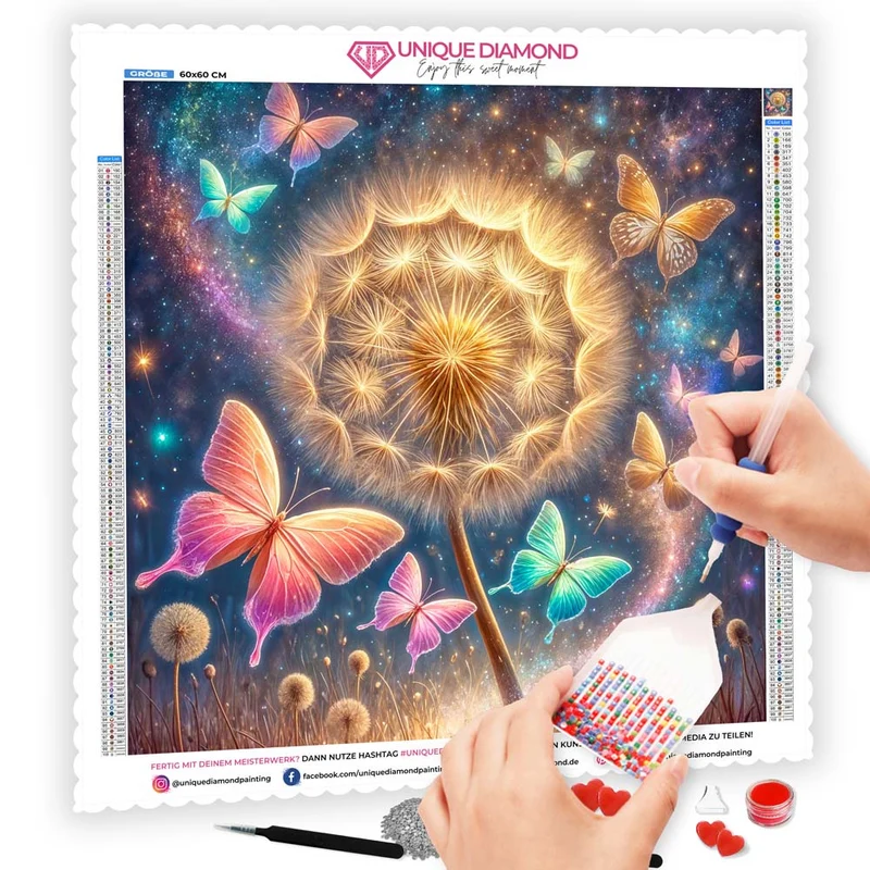 5D Diamond Painting – Flügeltanz der Wünsche