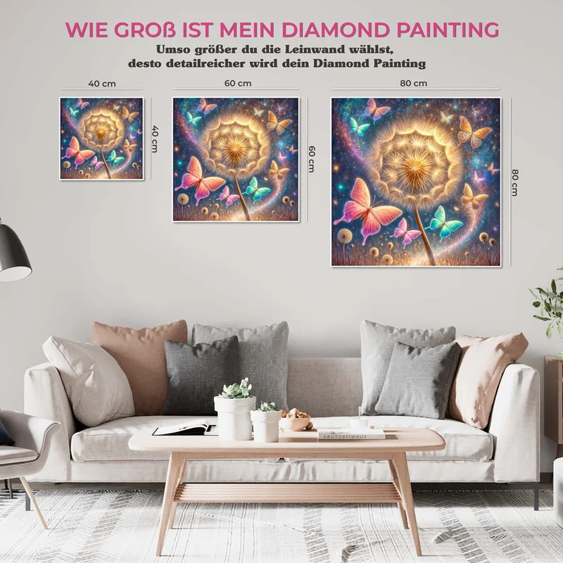 5D Diamond Painting – Flügeltanz der Wünsche