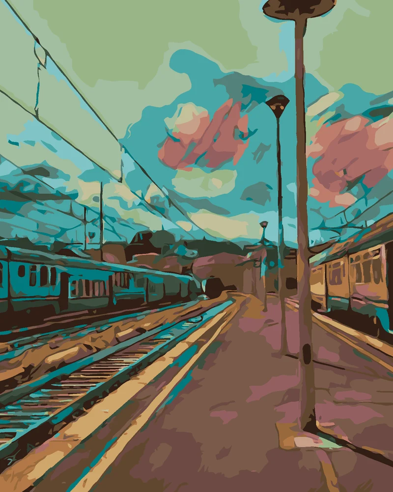 Diamond painting - ZUGPLATTFORM