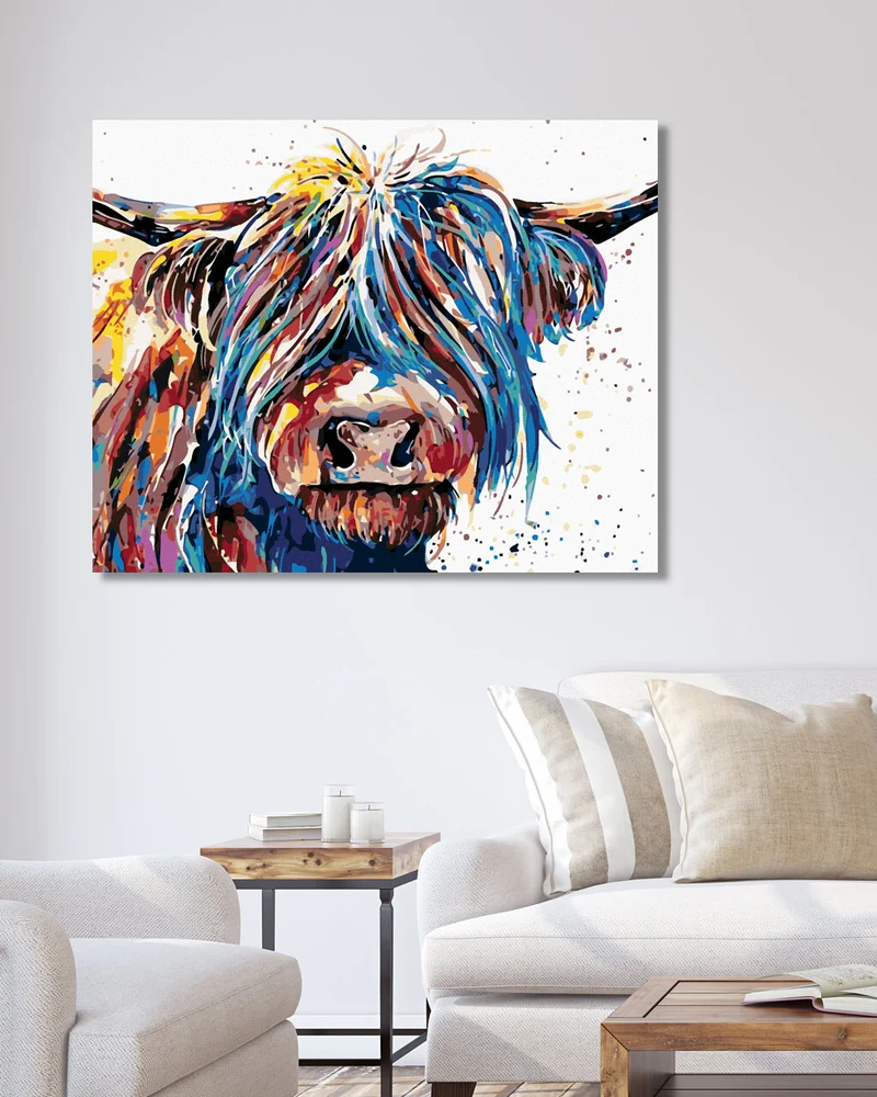 Diamond painting - HAARIGE KUH