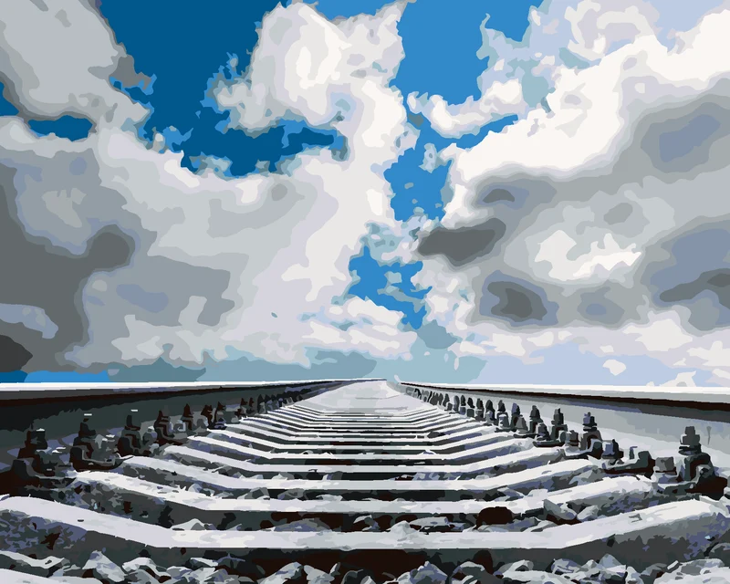 Diamond painting - EISENBAHN