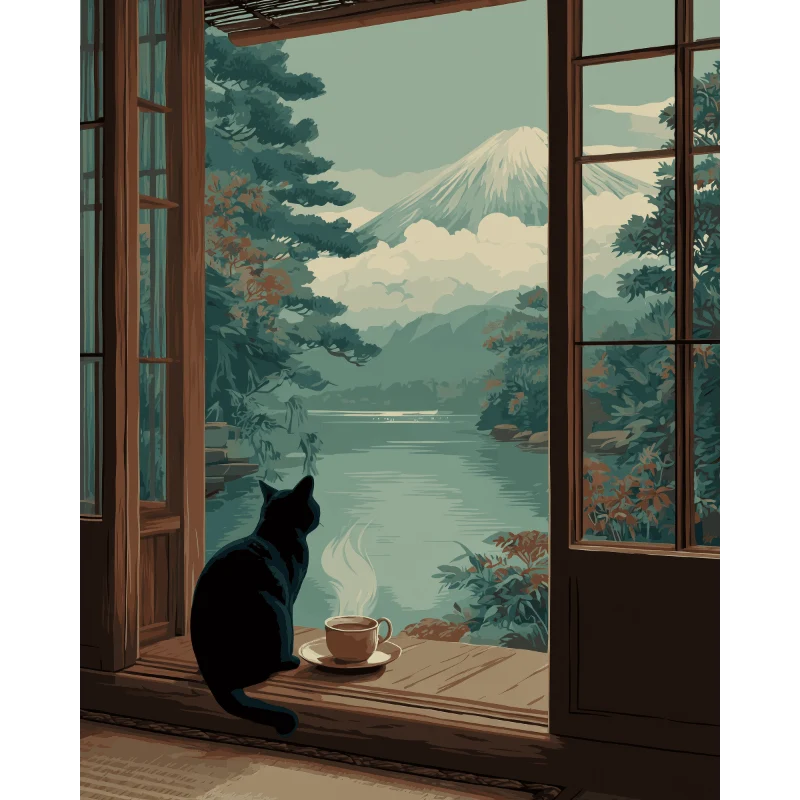 Morgen am Fuji