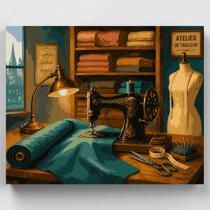 Tailor's Atelier - Paint by Numbers Kit