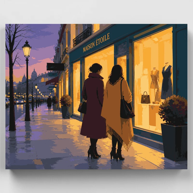 Maison Étoile Twilight - Paint by Numbers Kit